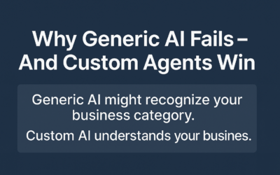 Why Generic AI Fails – And Custom Agents Win